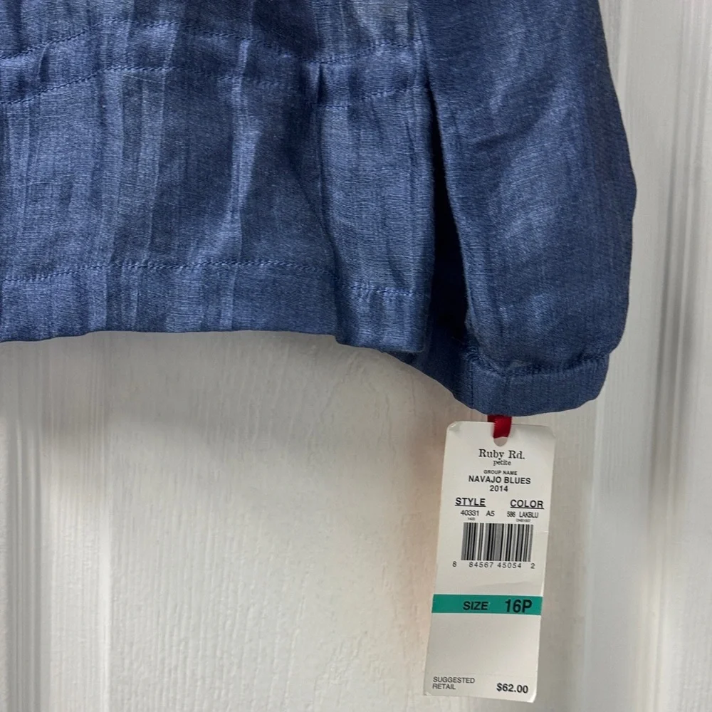 Ruby Rd. Navy Utility Jacket - Picture 5 of 5